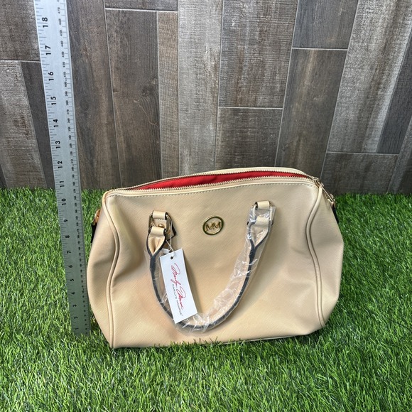 Marilyn Monroe Beige Satchel Handbag Purse Tote Shoulder Bag NWT New - Picture 3 of 11